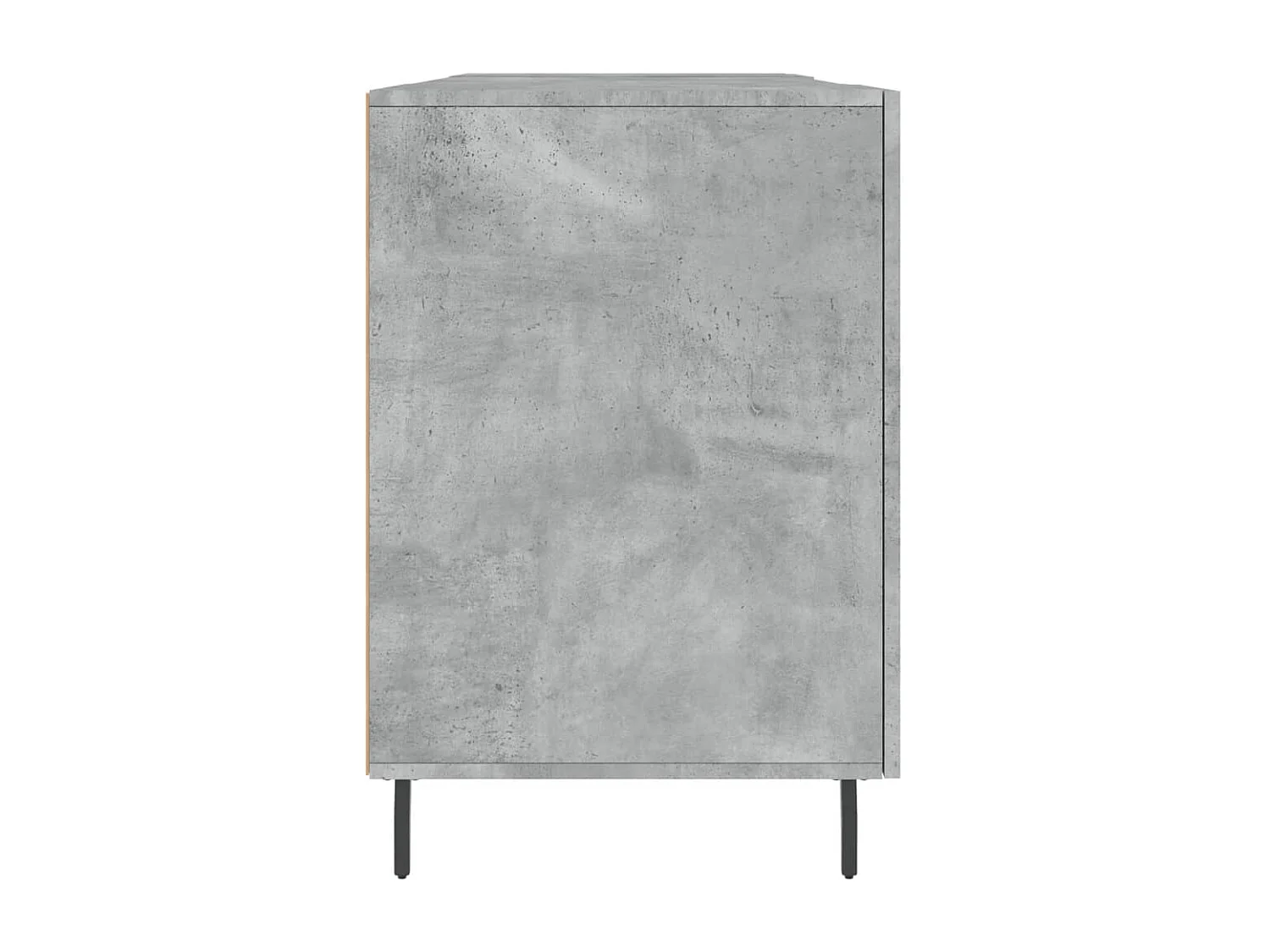 Rhea  Bureau gris béton 140x50x75 cm bois d'ingénierie