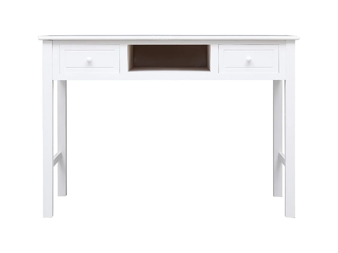 Selene  Buffet Blanc 108x45x76 cm Bois de Paulownia massif
