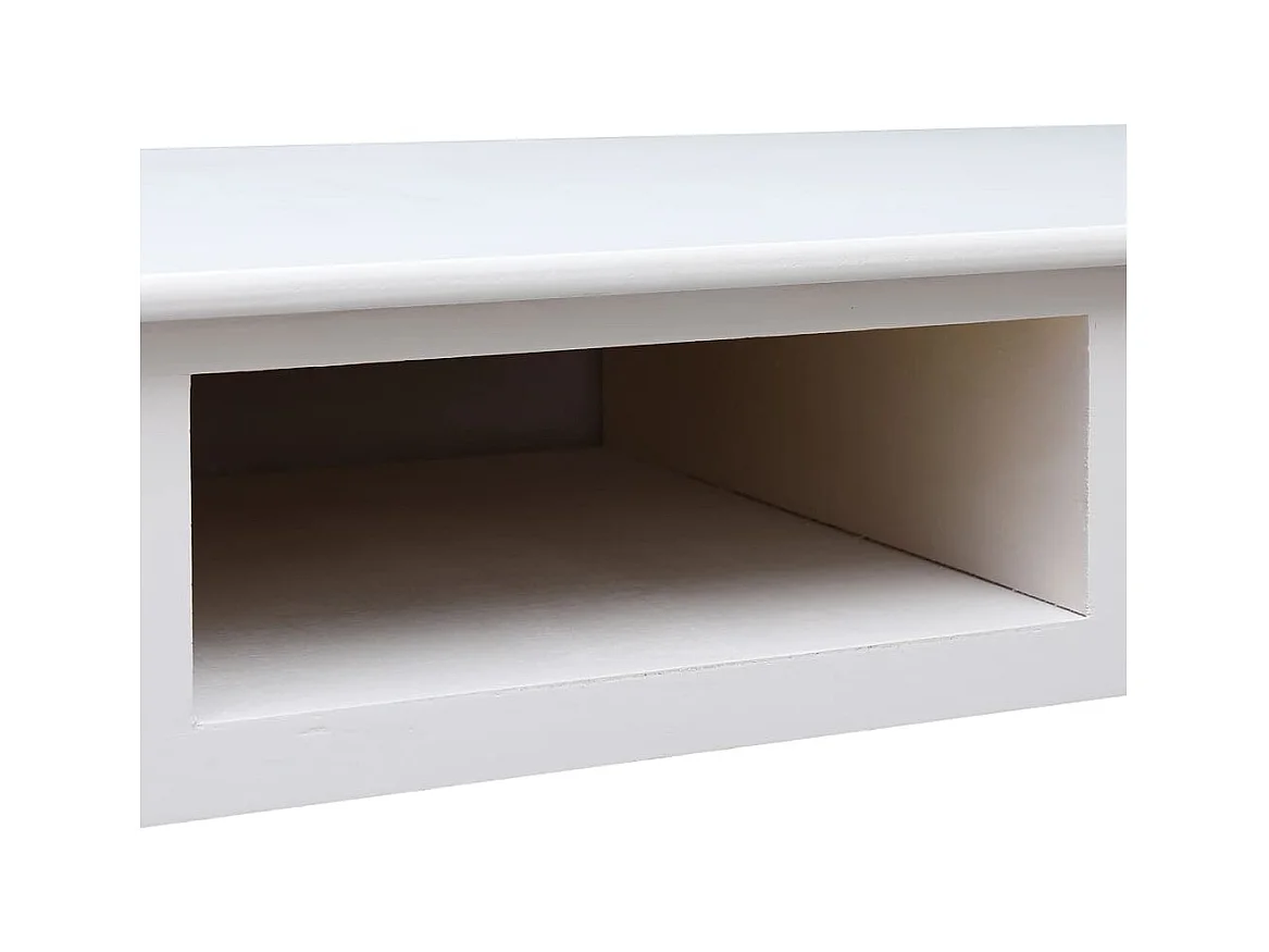 Selene  Buffet Blanc 108x45x76 cm Bois de Paulownia massif