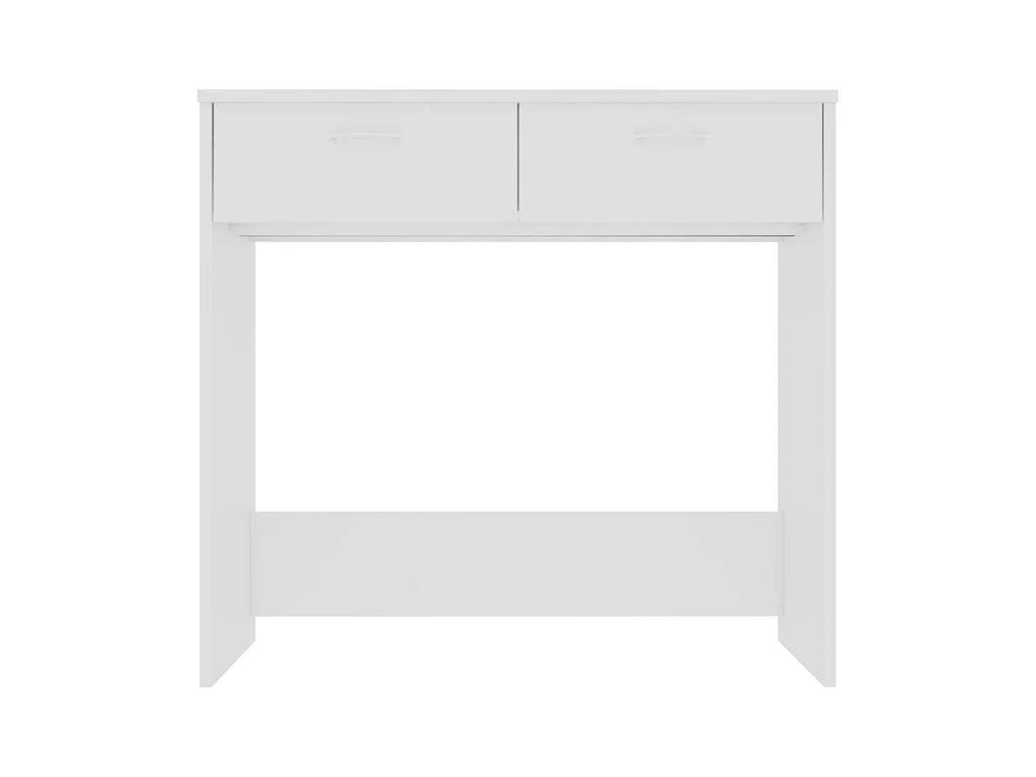 Werran  Bureau Blanc 80x40x75 cm Bois d'ingénierie