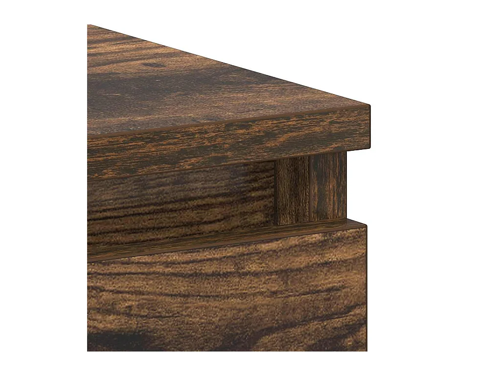 Rand Dean  Bureau Chêne fumé 90x45x76 cm Bois d'ingénierie