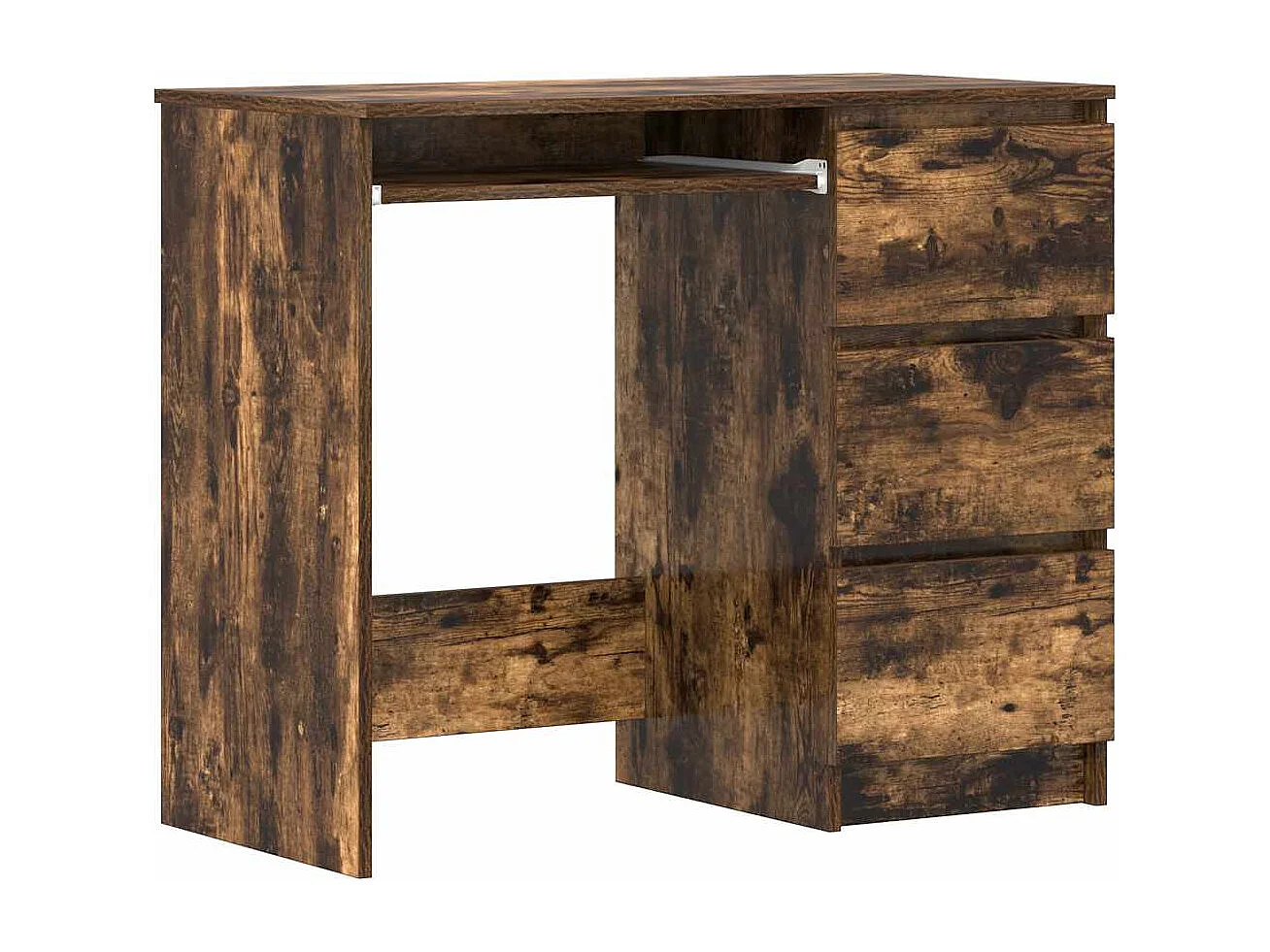 Rand Dean  Bureau Chêne fumé 90x45x76 cm Bois d'ingénierie