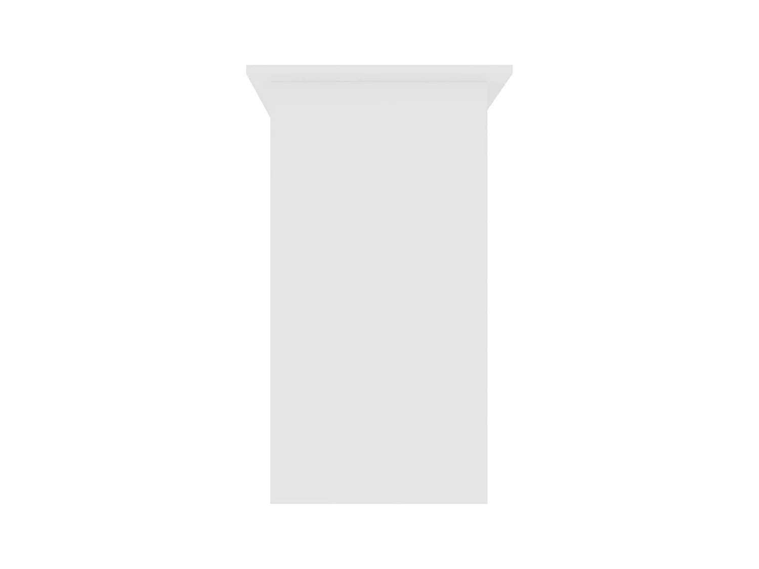 Liza  Bureau Blanc 80x45x74 cm Bois d’ingénierie