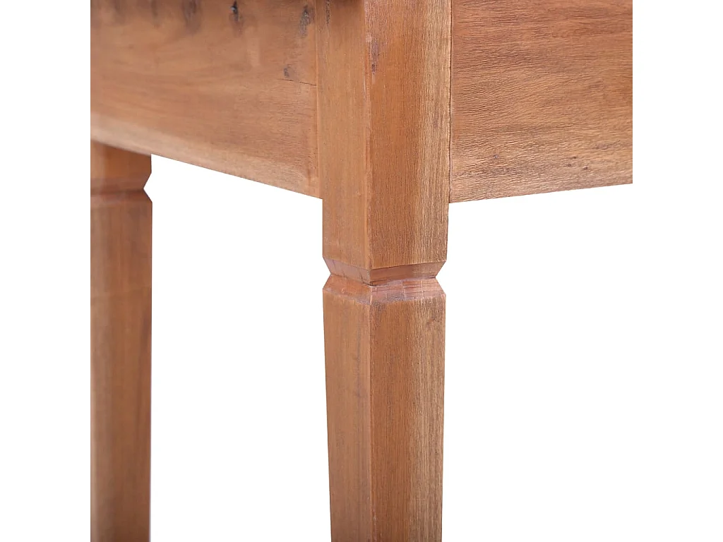 Crisje  Escritorio con cajones madera maciza de caoba 90x50x101 cm