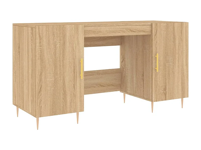 Anne-Marie  Bureau 140x50x75 cm bewerkt hout sonoma eikenkleurig
