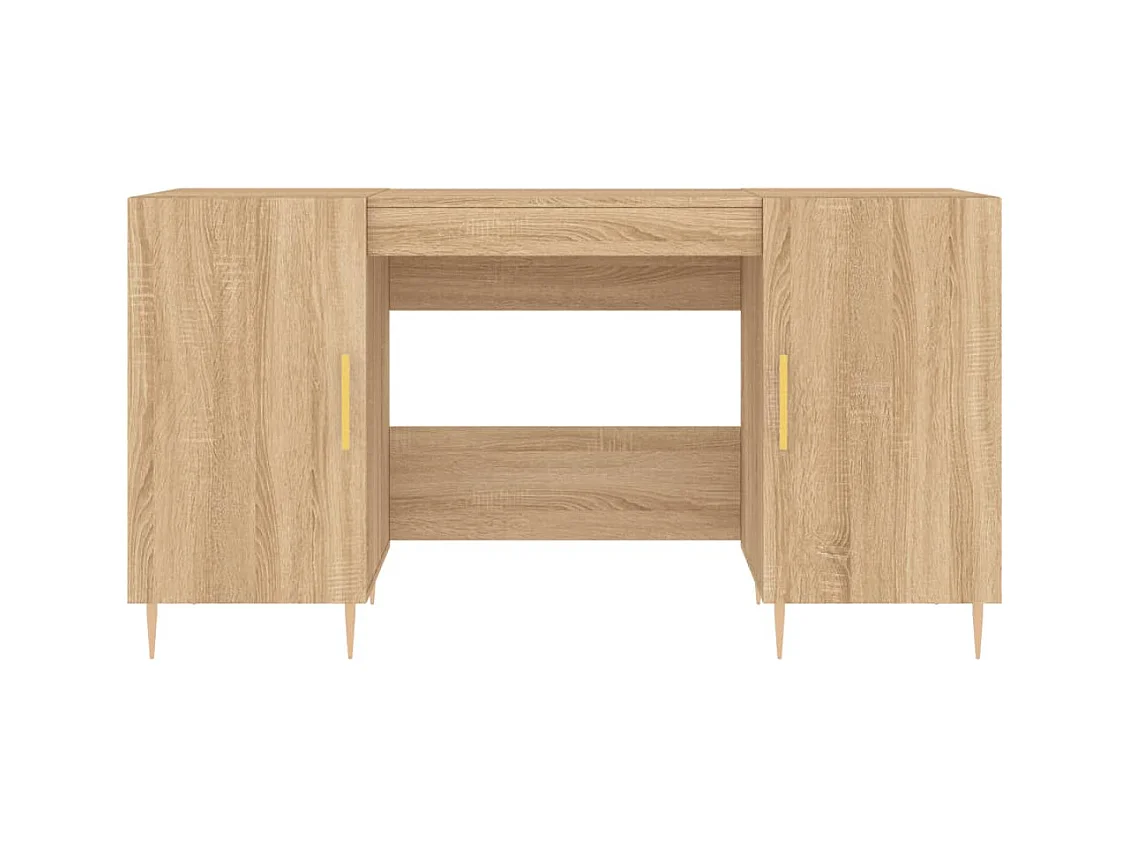 Anne-Marie  Bureau chêne sonoma 140x50x75 cm bois d'ingénierie