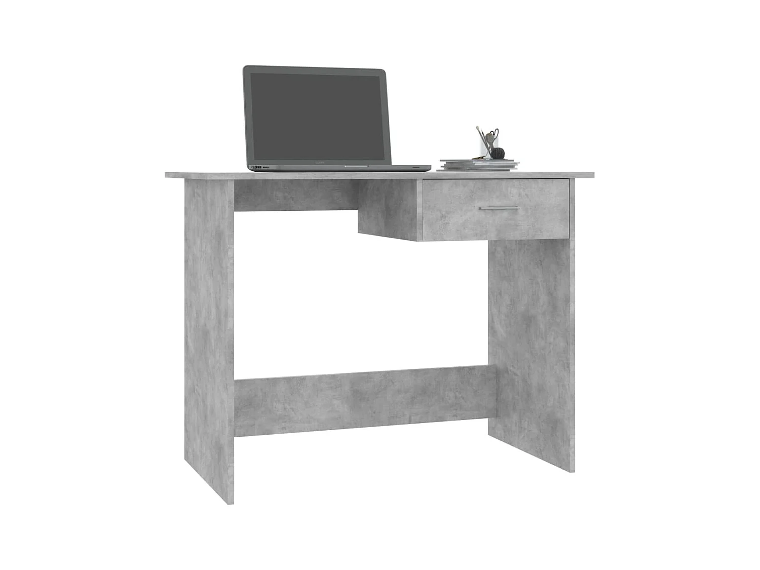 Broad Brook  Bureau Gris béton 100x50x76 cm Bois d’ingénierie