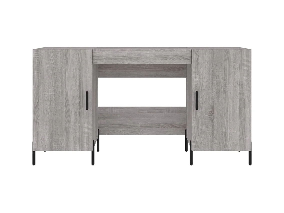 Fort Payne  Bureau sonoma gris 140x50x75 cm bois d'ingénierie