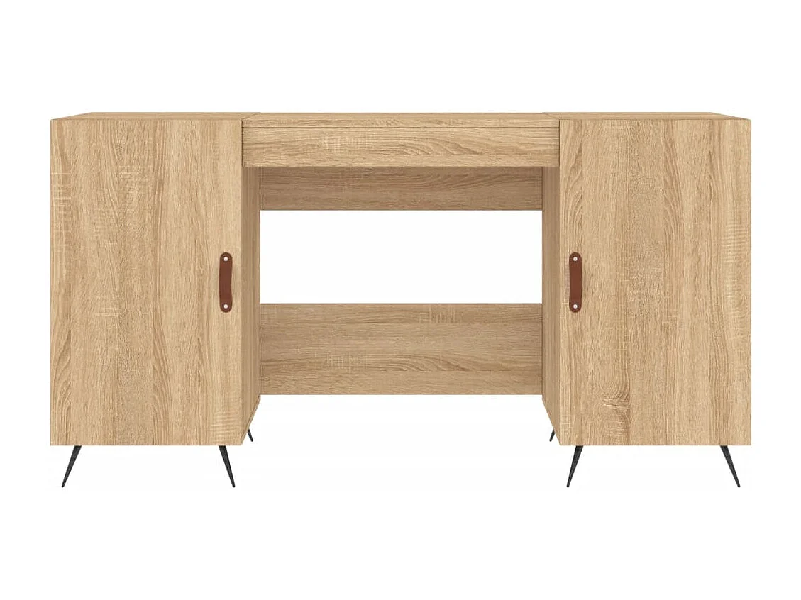 Jan  Bureau chêne sonoma 140x50x75 cm bois d'ingénierie