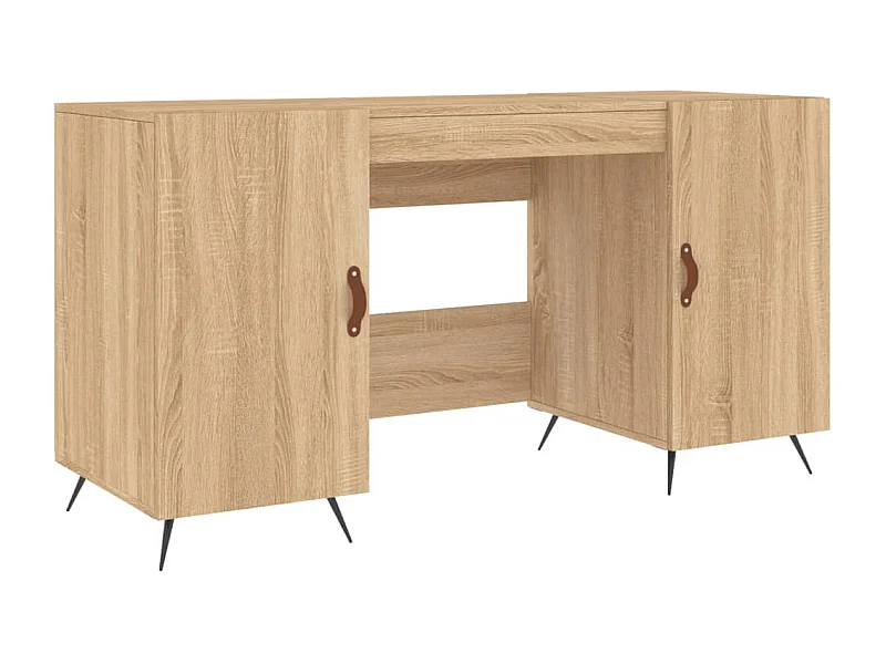 Jan  Bureau chêne sonoma 140x50x75 cm bois d'ingénierie