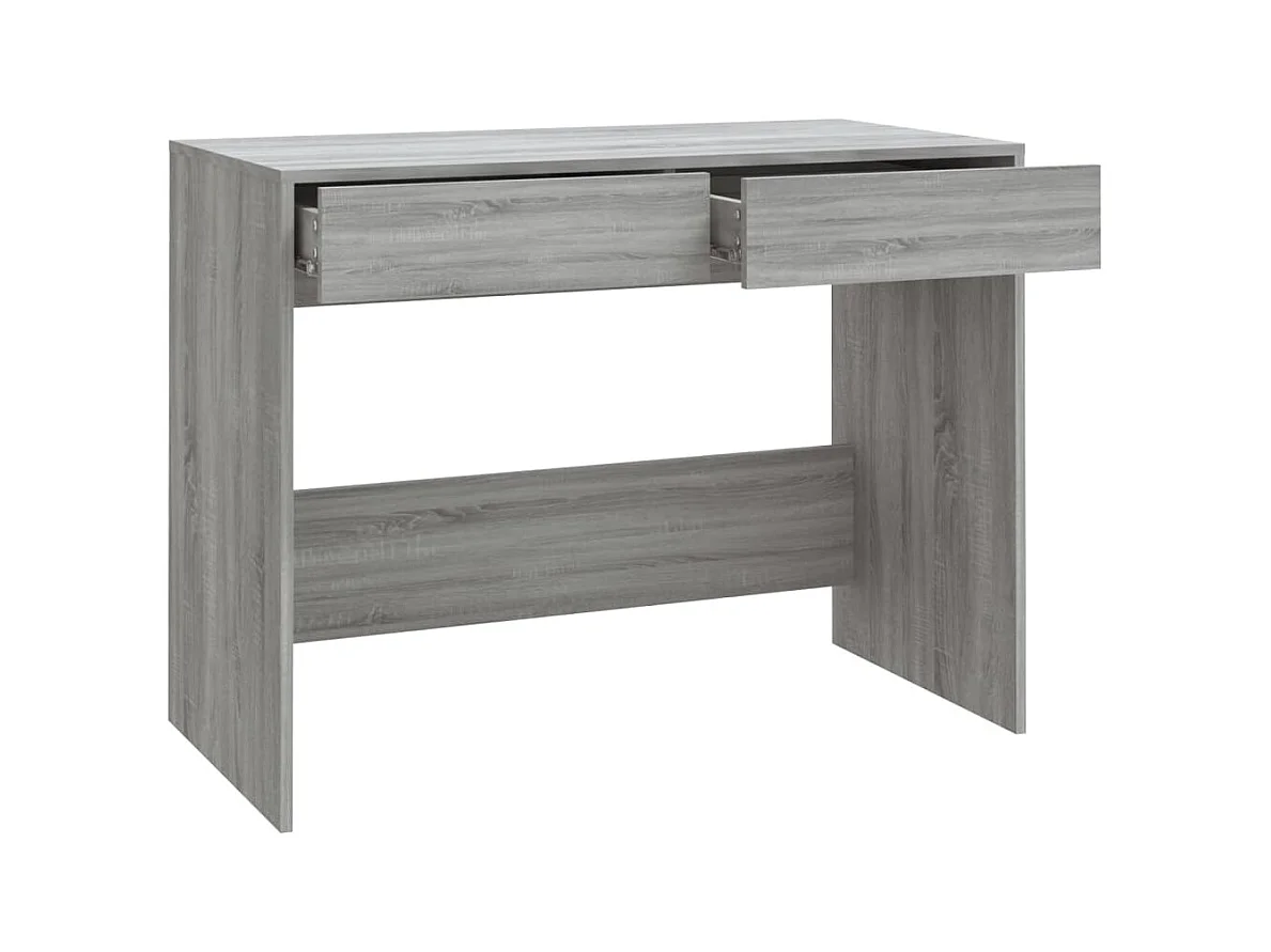 Williamsport  Bureau sonoma gris 101x50x76,5 cm bois d'ingénierie