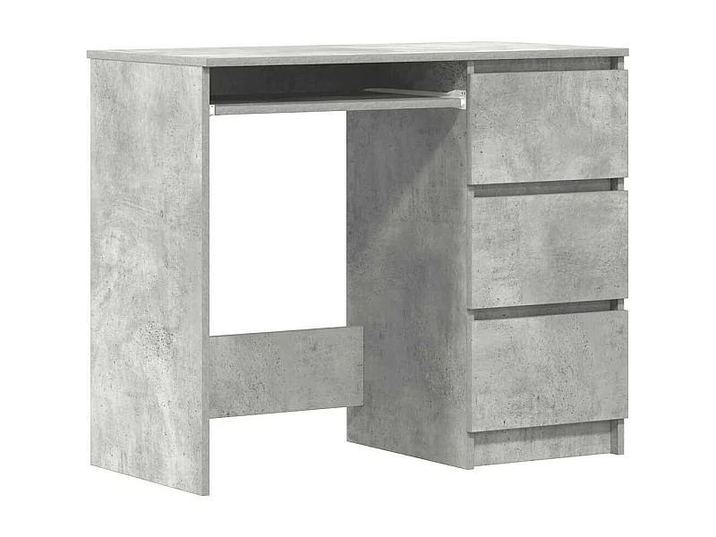 Rand Dean  Bureau 90x45x76 cm bewerkt hout betongrijs