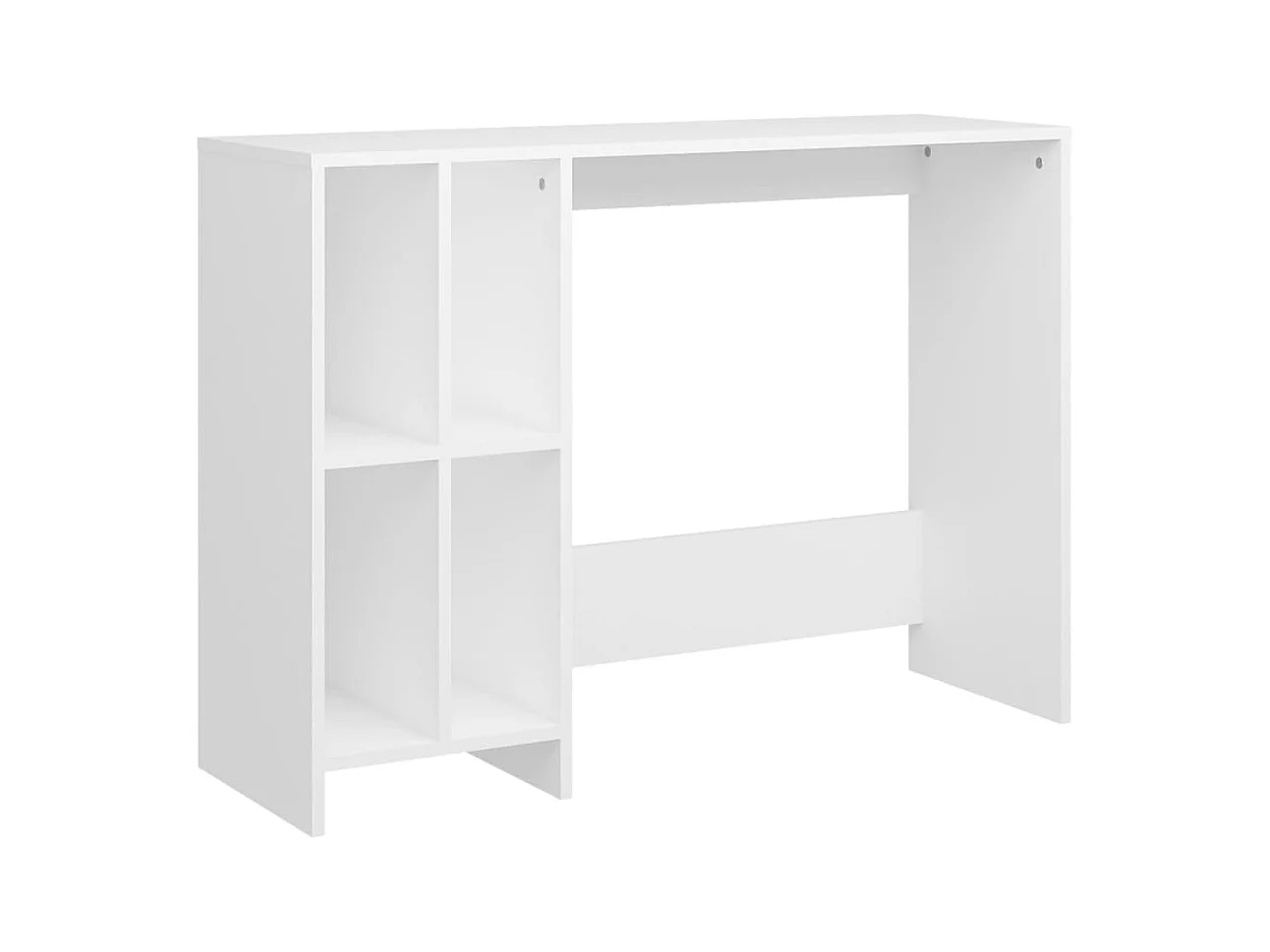 Yvo-Jan  Bureau d'ordinateur portable blanc bois d'ingénierie