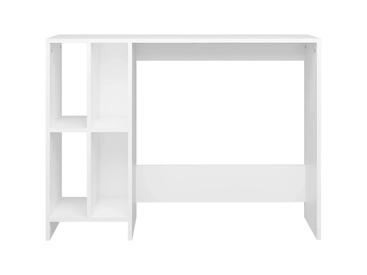 Yvo-Jan  Bureau d'ordinateur portable blanc bois d'ingénierie