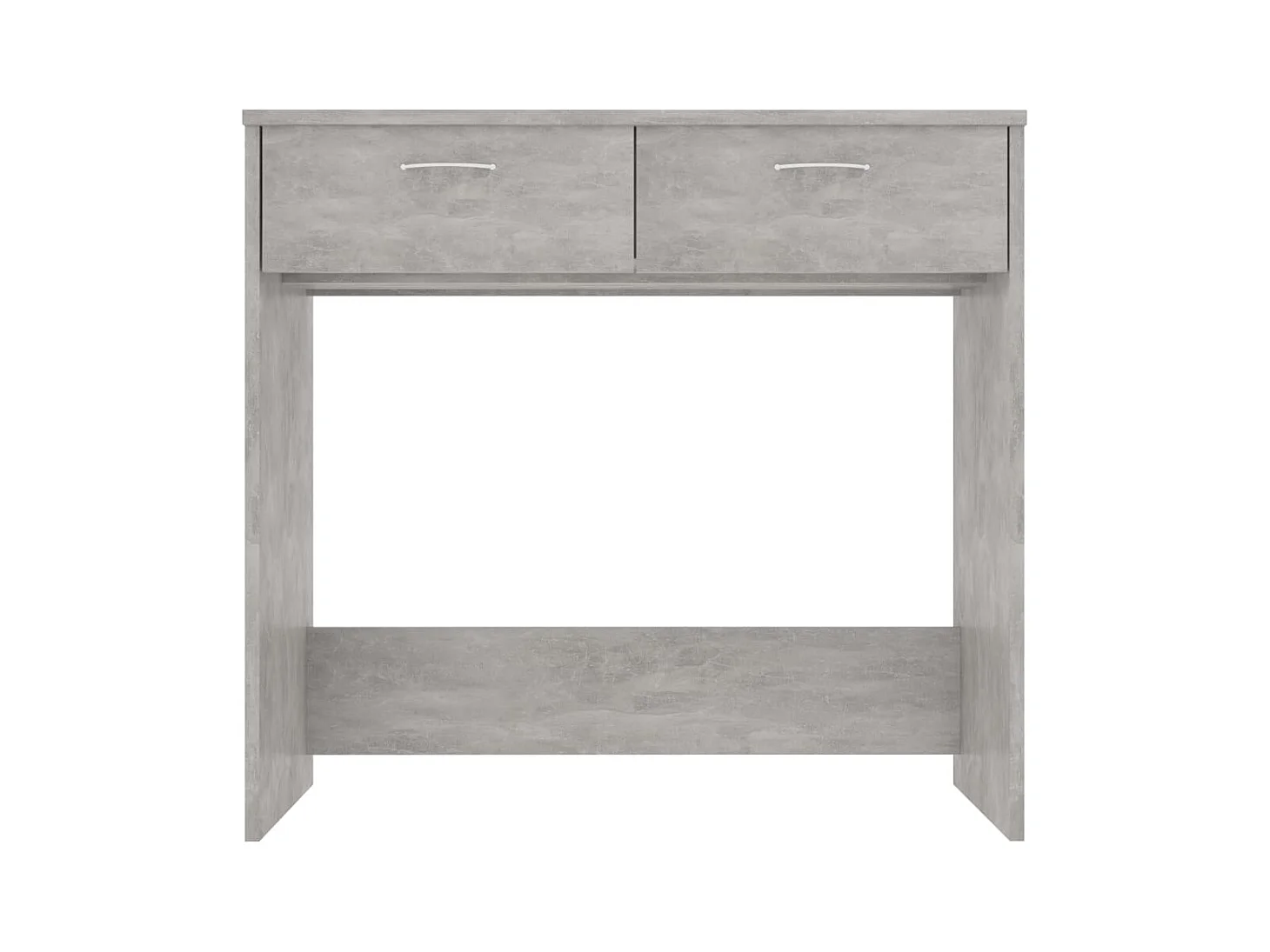 Werran  Bureau Gris béton 80x40x75 cm Bois d’ingénierie