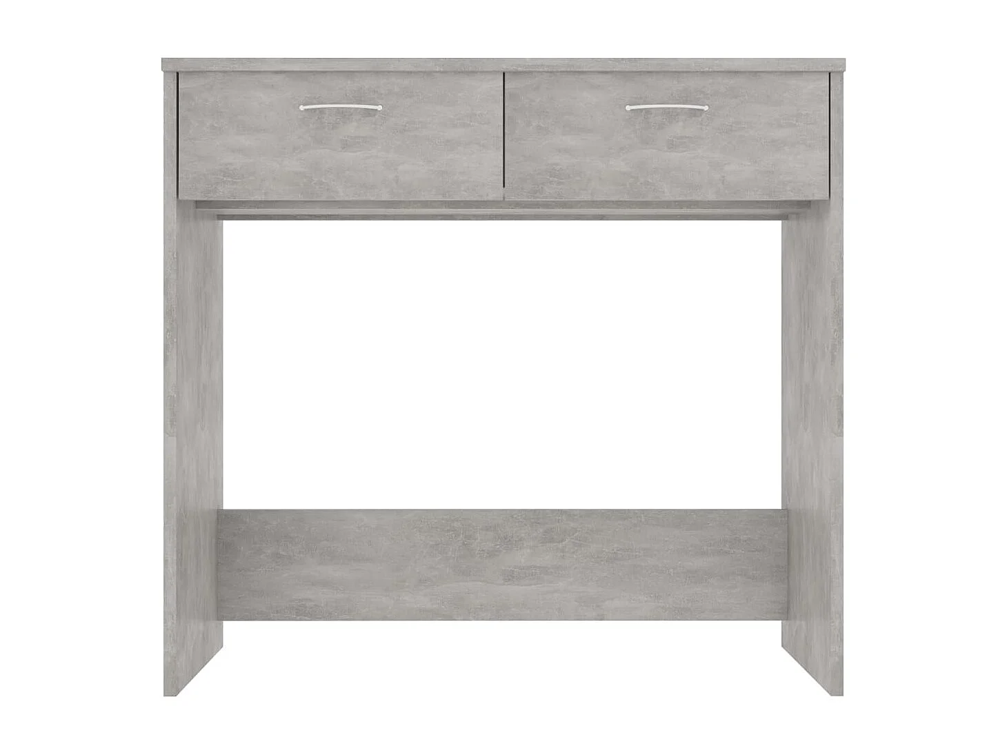 Werran  Bureau Gris béton 80x40x75 cm Bois d’ingénierie
