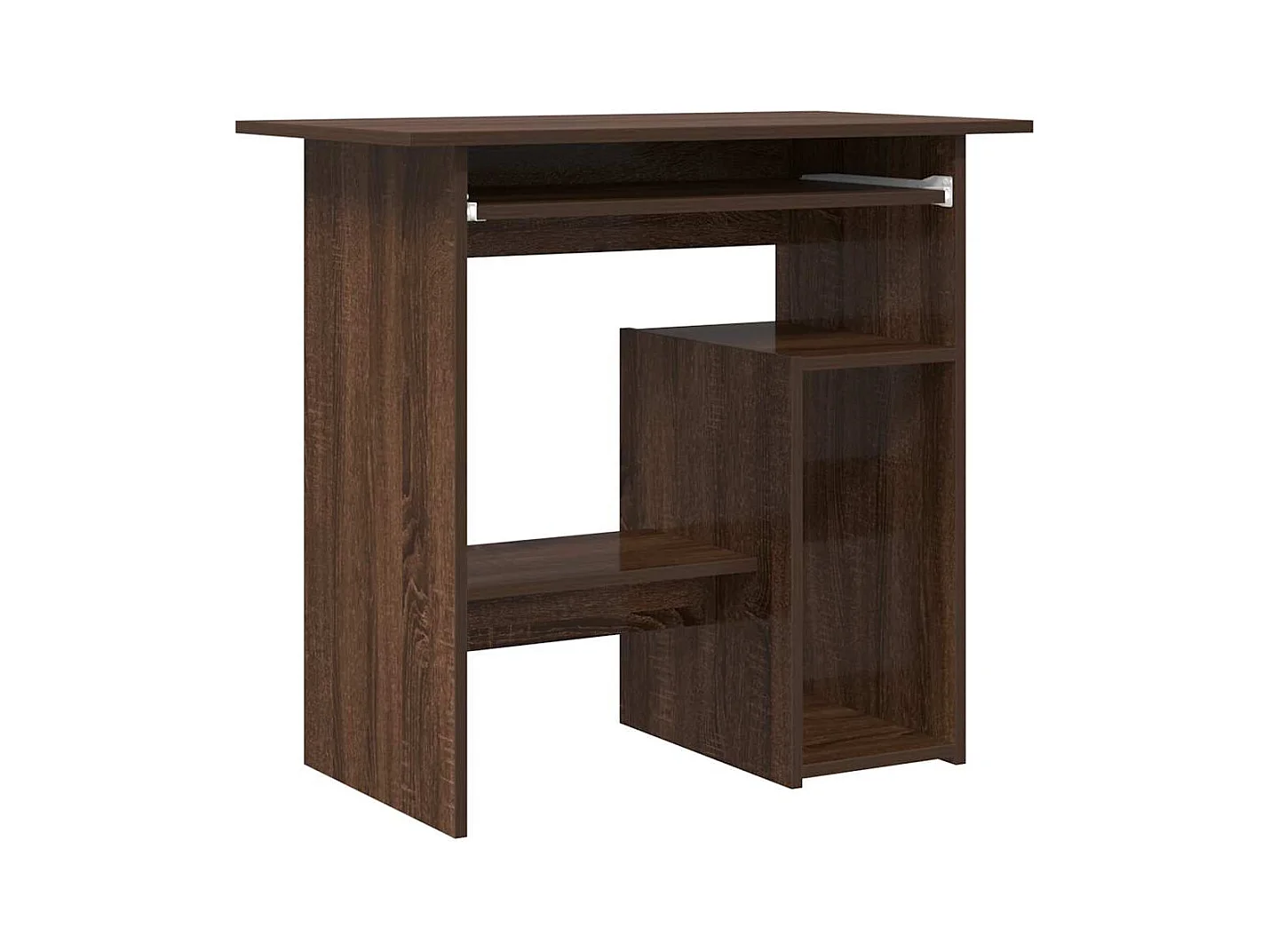Liza  Bureau Chêne marron 80x45x74 cm Bois d'ingénierie