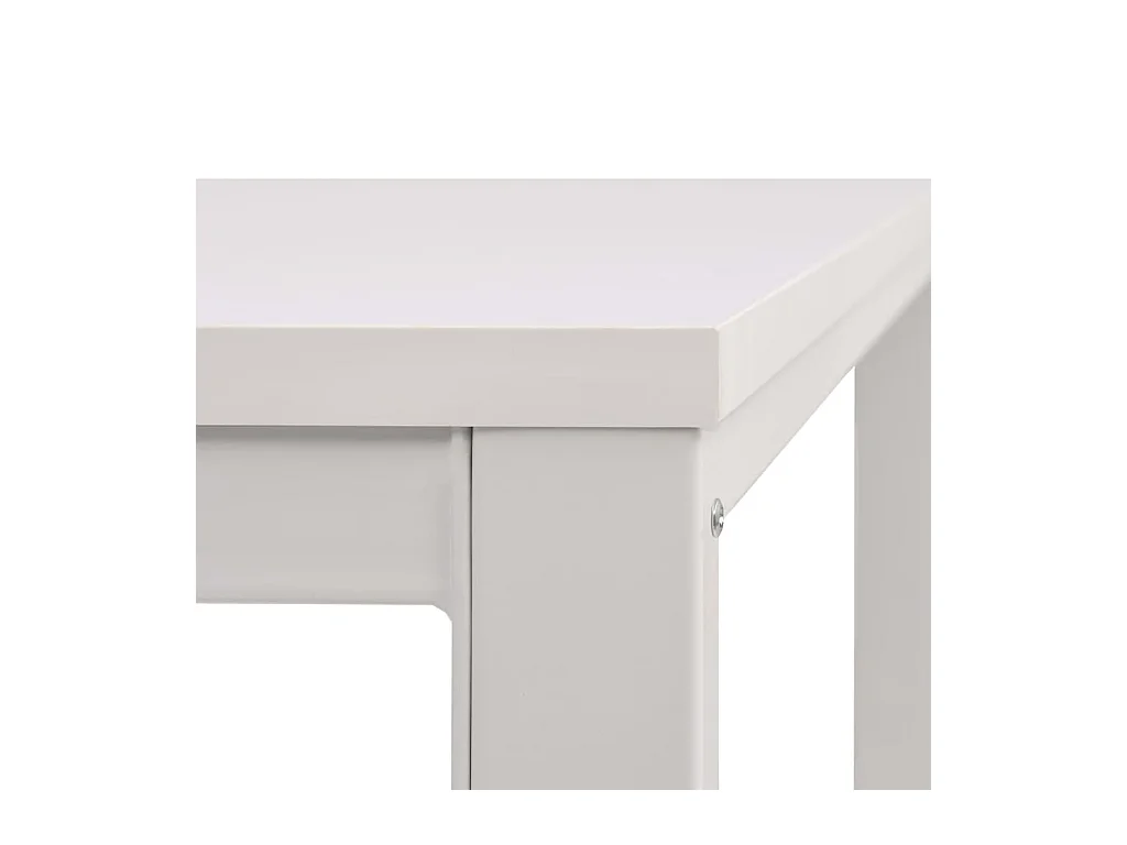 Sevilay  Table d'écriture 120x60x75 cm Blanc