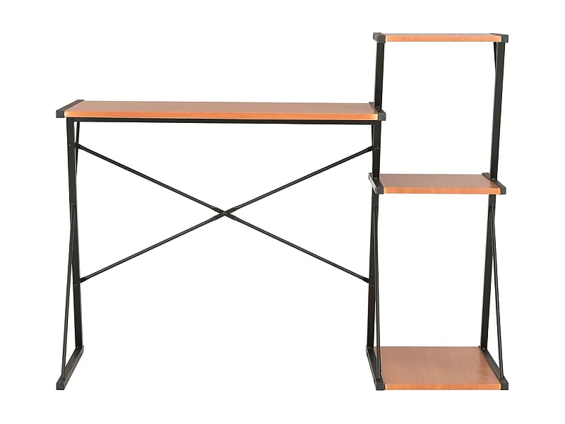 Sovran  Bureau met schap 116x50x93 cm zwart en bruin