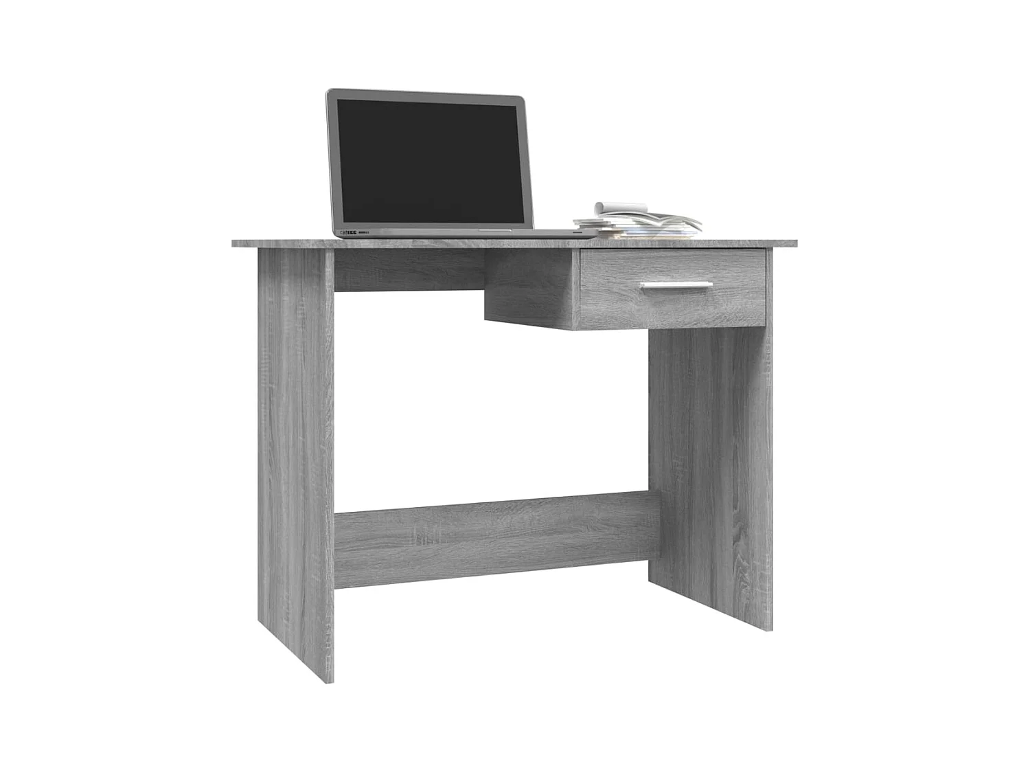 Broad Brook  Bureau Sonoma gris 100x50x76 cm Bois d'ingénierie