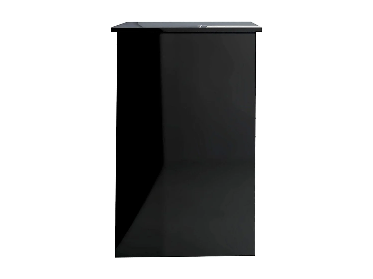 Adriano  Bureau Noir brillant 100 x 50 x 76 cm Aggloméré