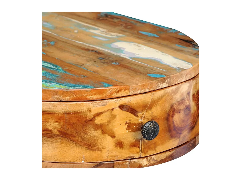 Garden Furniture -  Bureau avec pieds en fer Bois de récupération solide