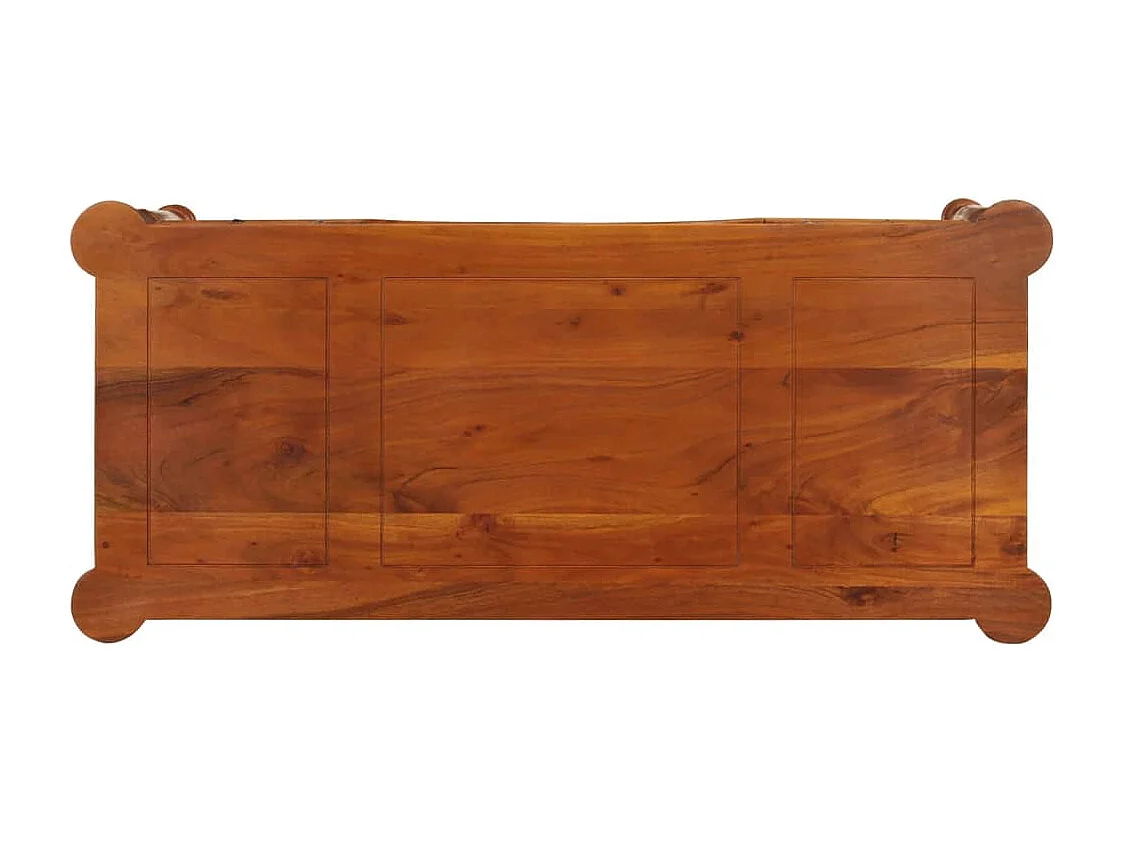 Prolenta Premium -  Bureau avec tiroirs 110x50x76 cm bois d'acacia solide