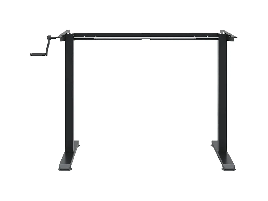 Mylna  Cadre de bureau debout noir (94-135)x60x(70-114) cm acier