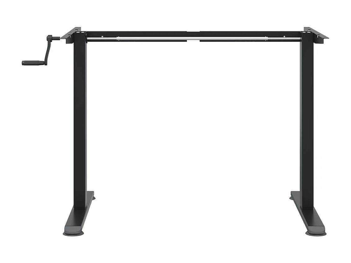 Mylna  Cadre de bureau debout noir (94-135)x60x(70-114) cm acier