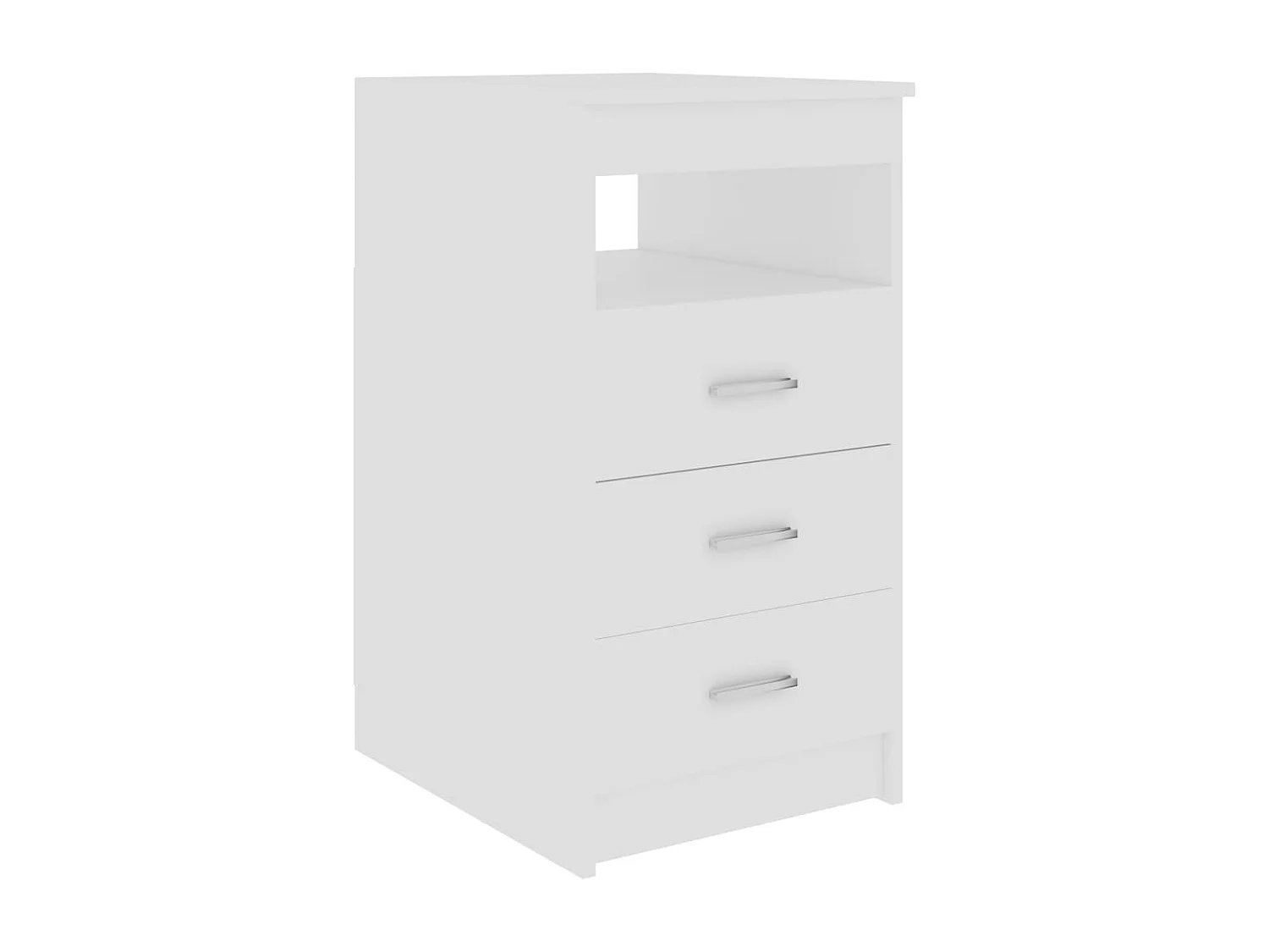 Hristina  Bureau Blanc 140x50x76 cm Bois d’ingénierie