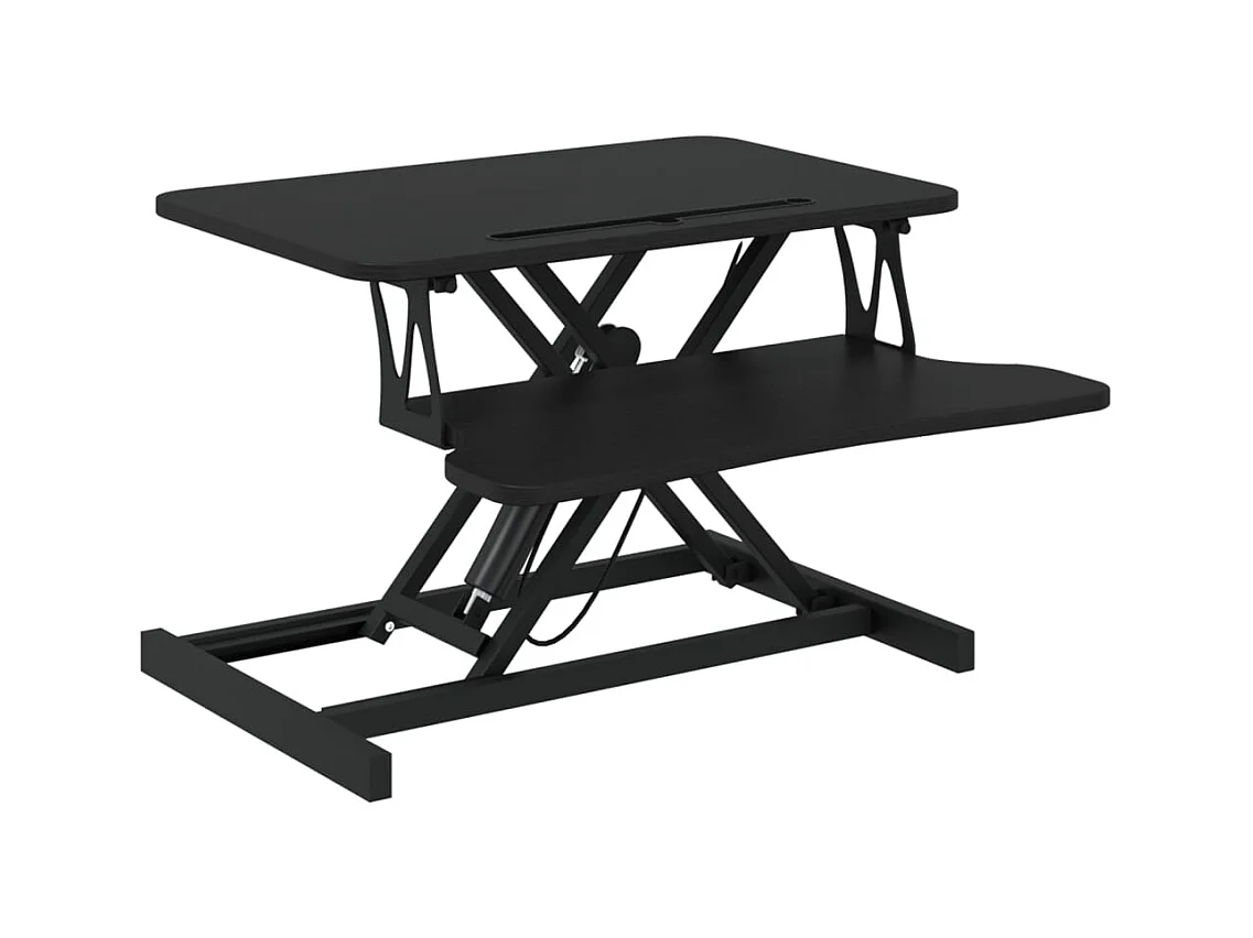 Norbert-Paul  Bureau de travail réglable 60x40x(13-41,5) cm Acier et bois