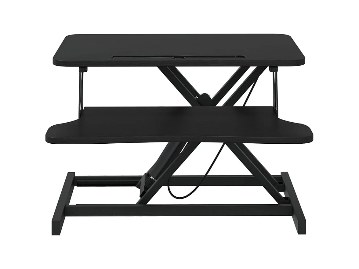 Norbert-Paul  Bureau de travail réglable 60x40x(13-41,5) cm Acier et bois