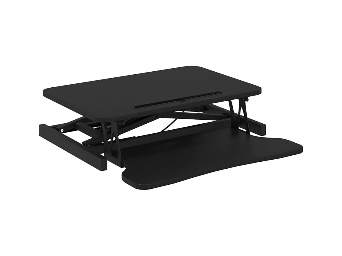 Norbert-Paul  Bureau de travail réglable 60x40x(13-41,5) cm Acier et bois