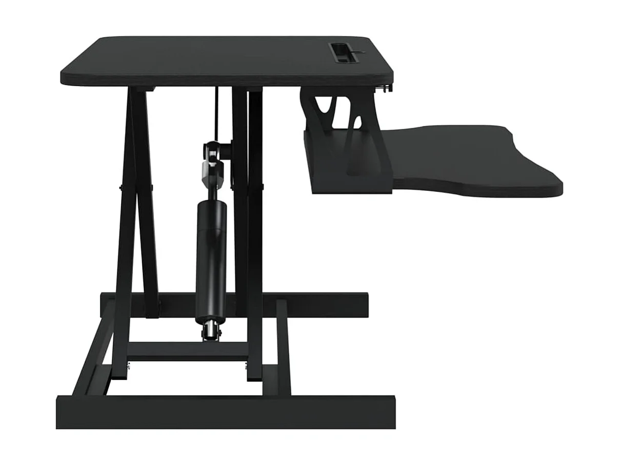 Norbert-Paul  Bureau de travail réglable 60x40x(13-41,5) cm Acier et bois