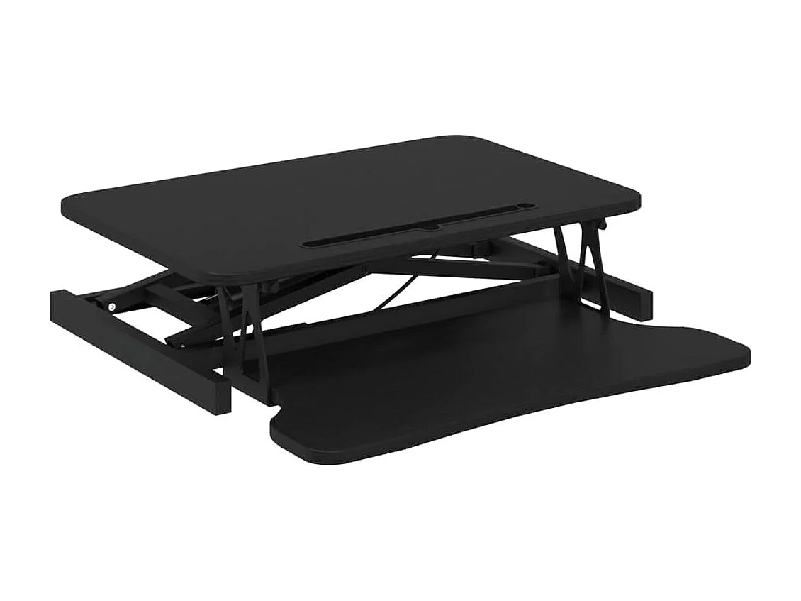 Norbert-Paul  Bureau de travail réglable 60x40x(13-41,5) cm Acier et bois