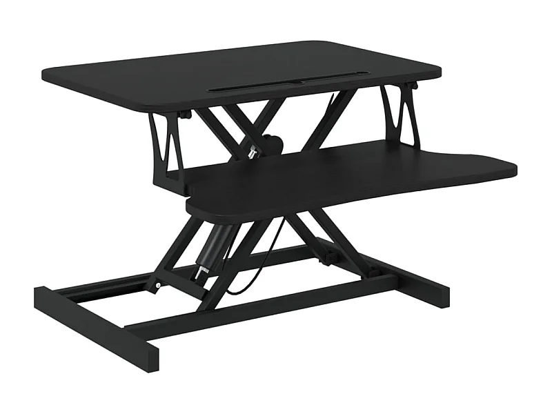 Norbert-Paul  Bureau verstelbaar 60x40x(13-41,5) cm staal en bewerkt hout