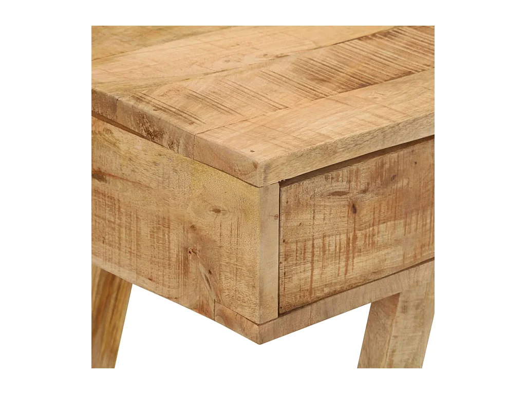Eloira  Bureau 100x45x90 cm Bois de manguier brut solide