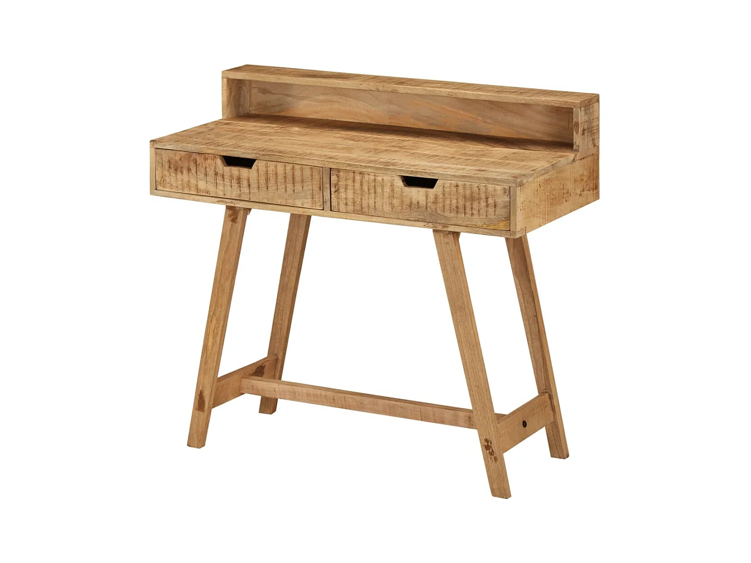 Eloira  Bureau 100x45x90 cm Bois de manguier brut solide