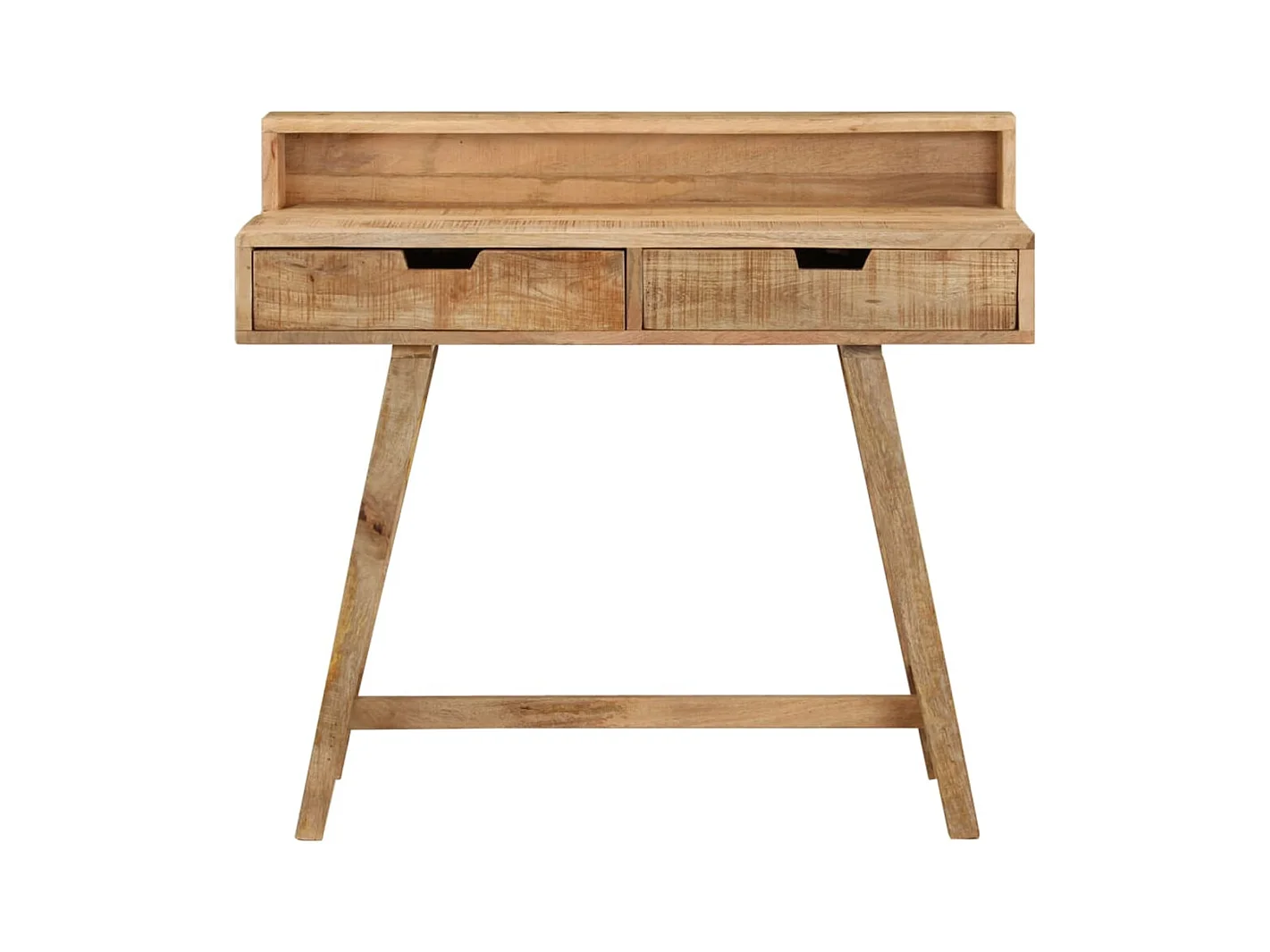 Eloira  Bureau 100x45x90 cm massief ruw mangohout