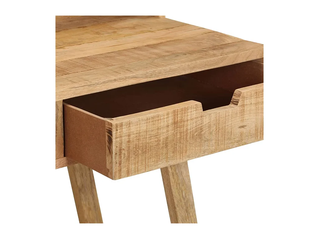 Eloira  Bureau 100x45x90 cm Bois de manguier brut solide