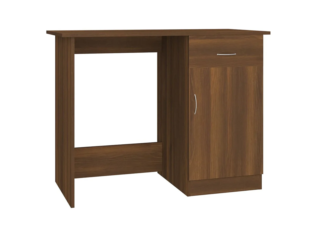 Adriano  Bureau Chêne marron 100x50x76 cm Bois d'ingénierie