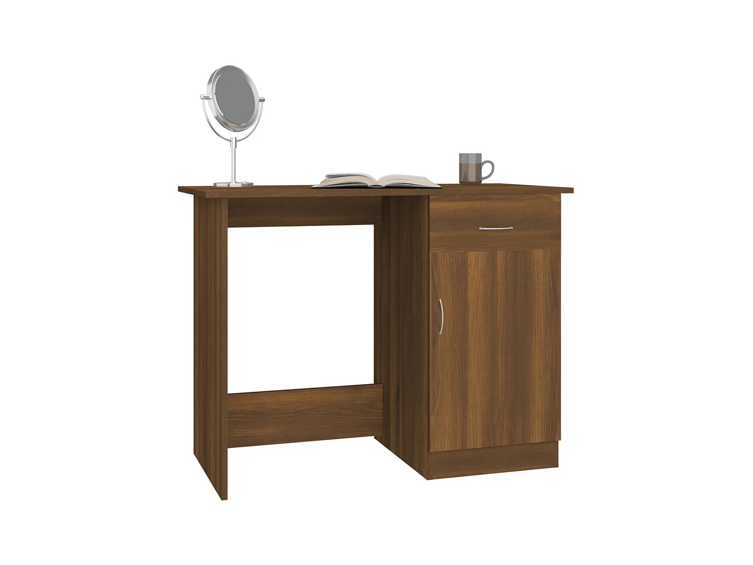 Adriano  Bureau Chêne marron 100x50x76 cm Bois d'ingénierie