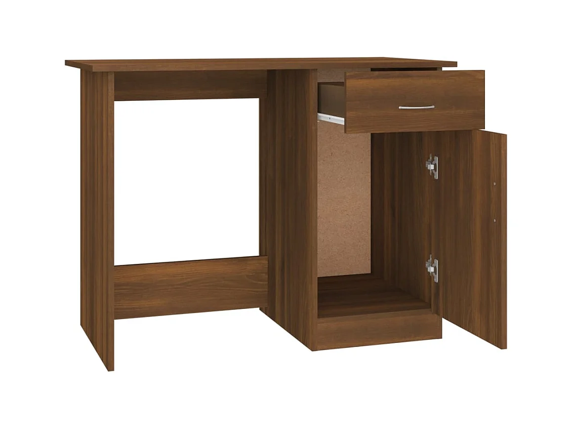 Adriano  Bureau Chêne marron 100x50x76 cm Bois d'ingénierie