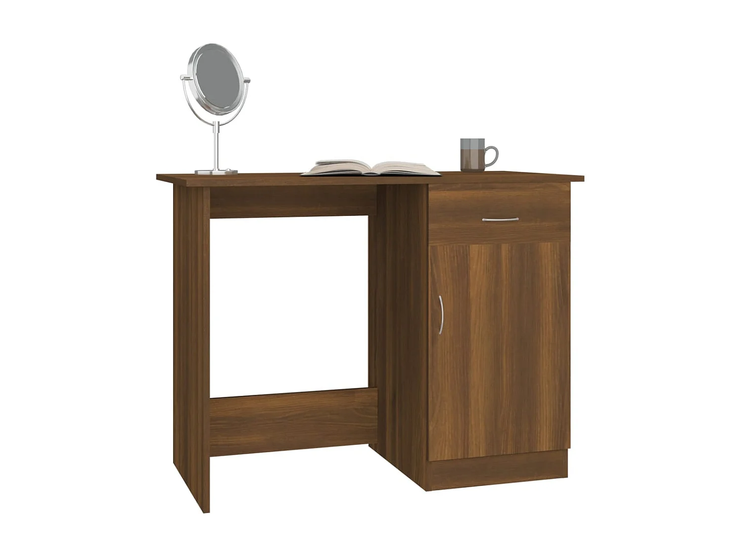 Adriano  Bureau Chêne marron 100x50x76 cm Bois d'ingénierie