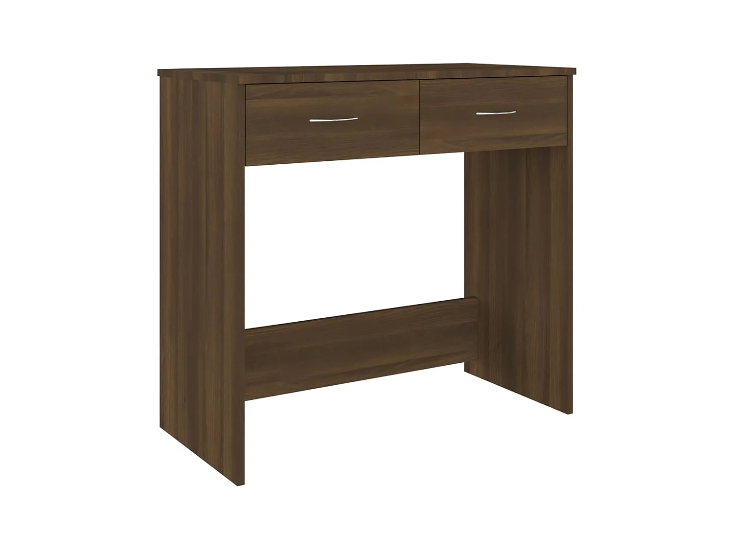 Werran  Bureau chêne marron 80x40x75 cm bois d'ingénierie