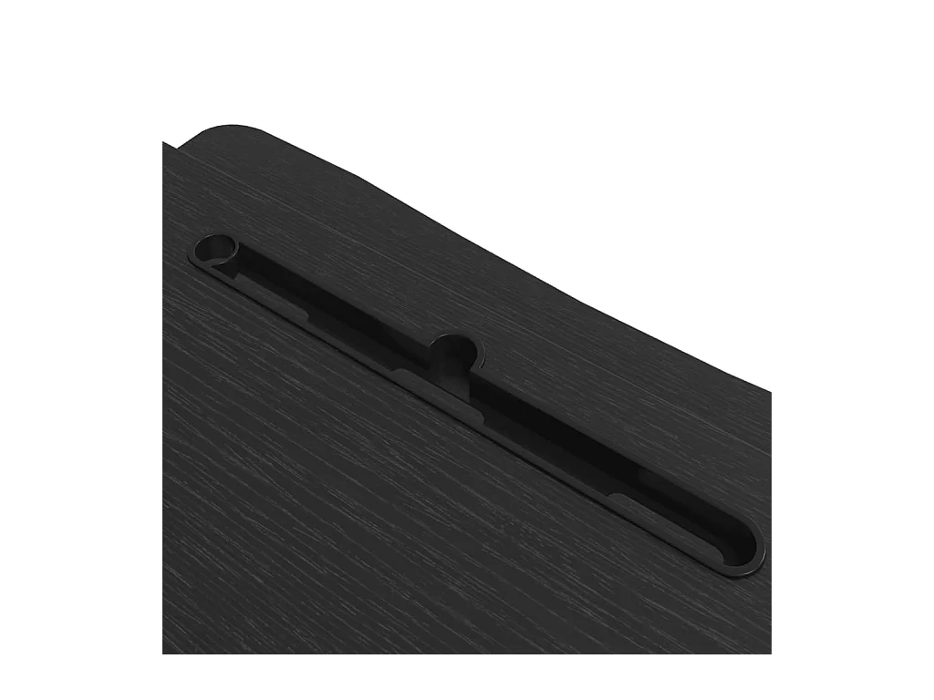 Norbert-Paul  Bureau de travail réglable 90x40x(13-50) cm Acier et bois