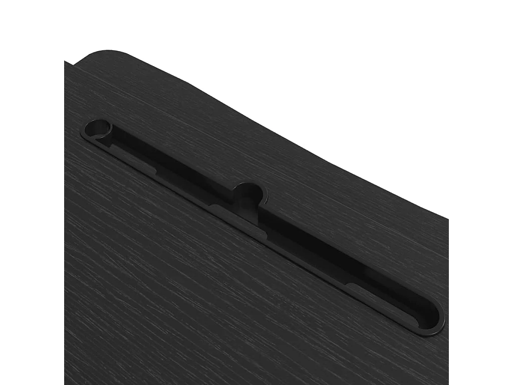 Norbert-Paul  Bureau verstelbaar 90x40x(13-41,5) cm staal en bewerkt hout