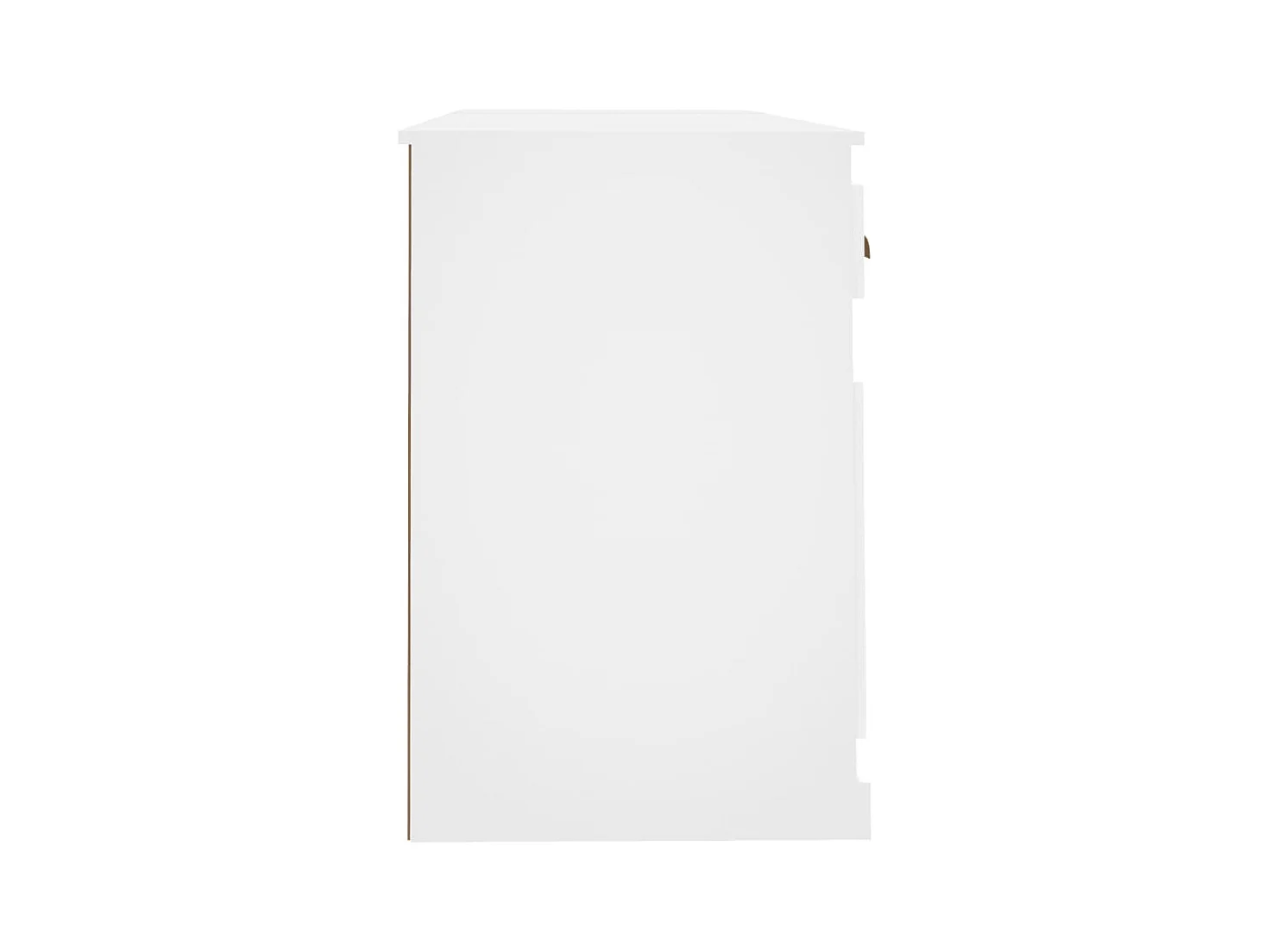 Hakan  Bureau avec armoire blanc bois d'ingénierie