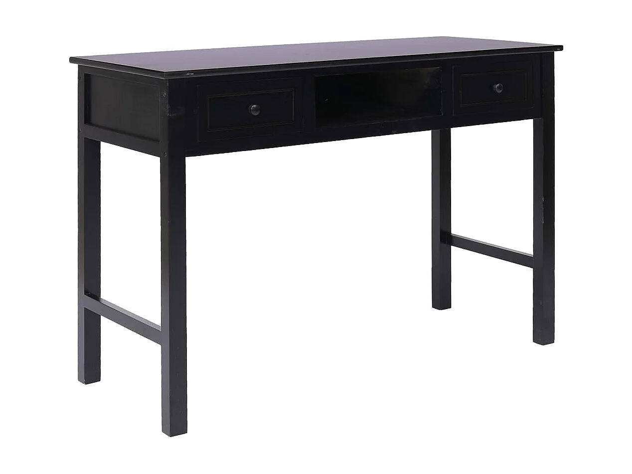 Almont  Escritorio de madera negro 110x45x76 cm