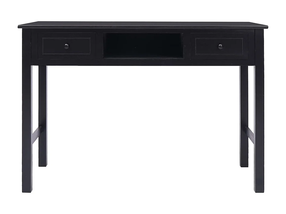 Almont  Escritorio de madera negro 110x45x76 cm